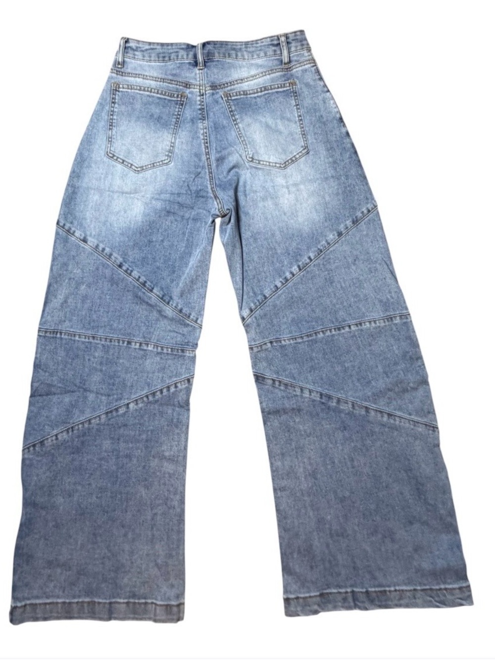 Womens High Waisted Barrel Jeans Casual Loose Boyfriend Wide Leg Size 6 NEW - Picture 6 of 10